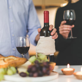 wine and cheese plate at dinner party