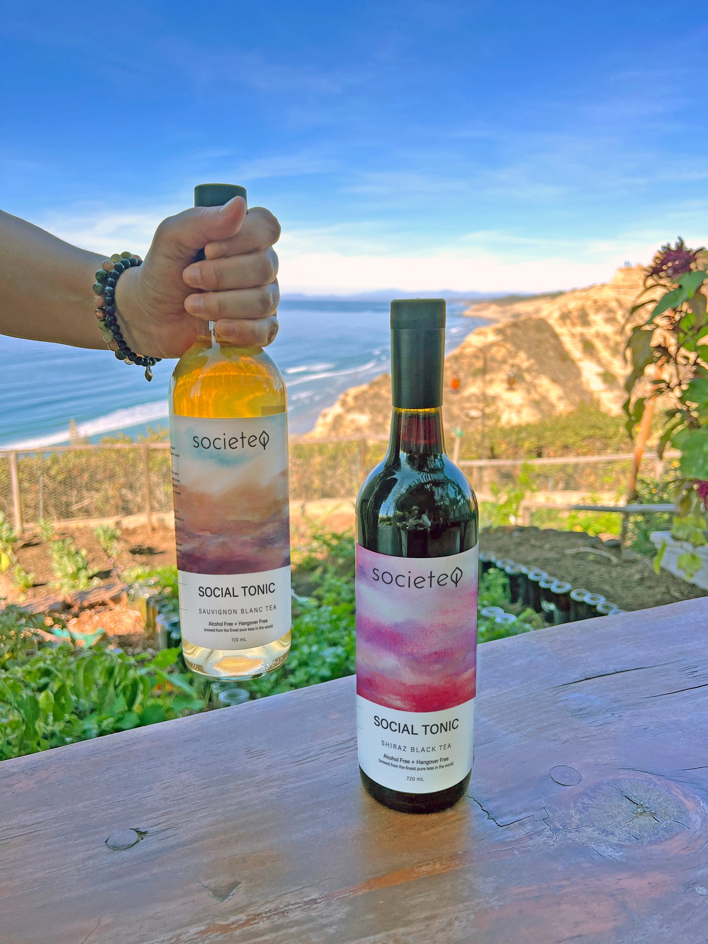 Tēthos Sampler 2 pack, black tea shiraz + sauvignon blanc tea