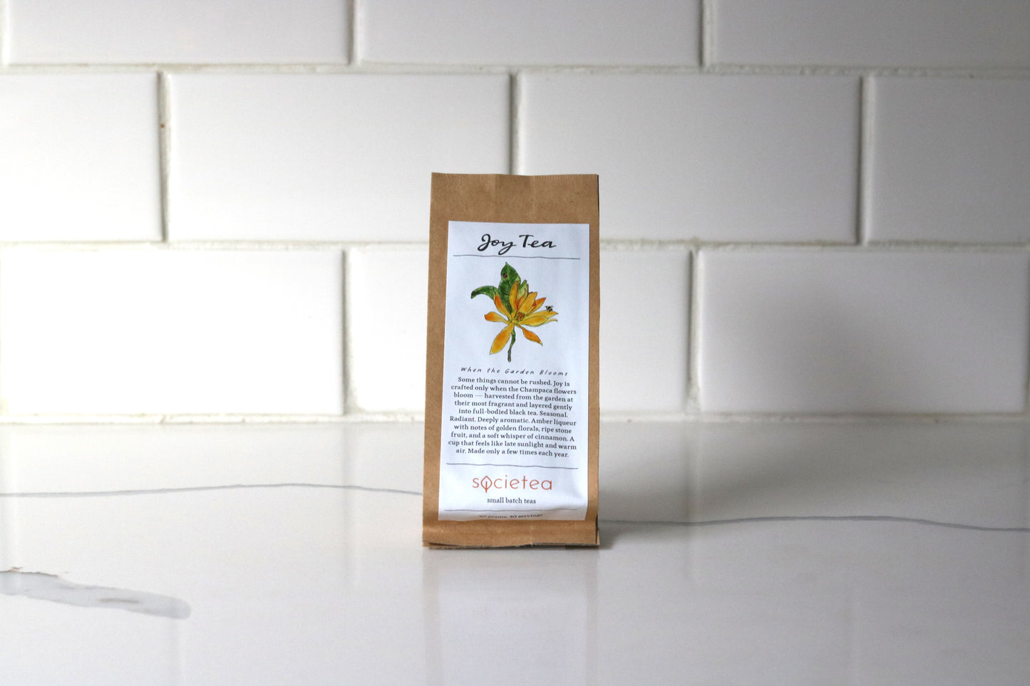 Joy Tea - Limited Edition - Black Tea + Magnolia Flower