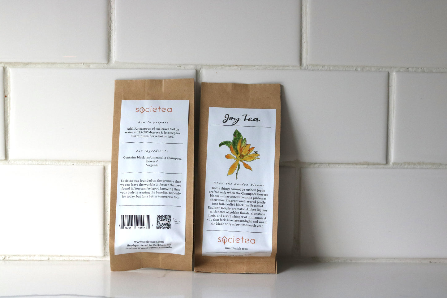 Joy Tea - Limited Edition - Black Tea + Magnolia Flower