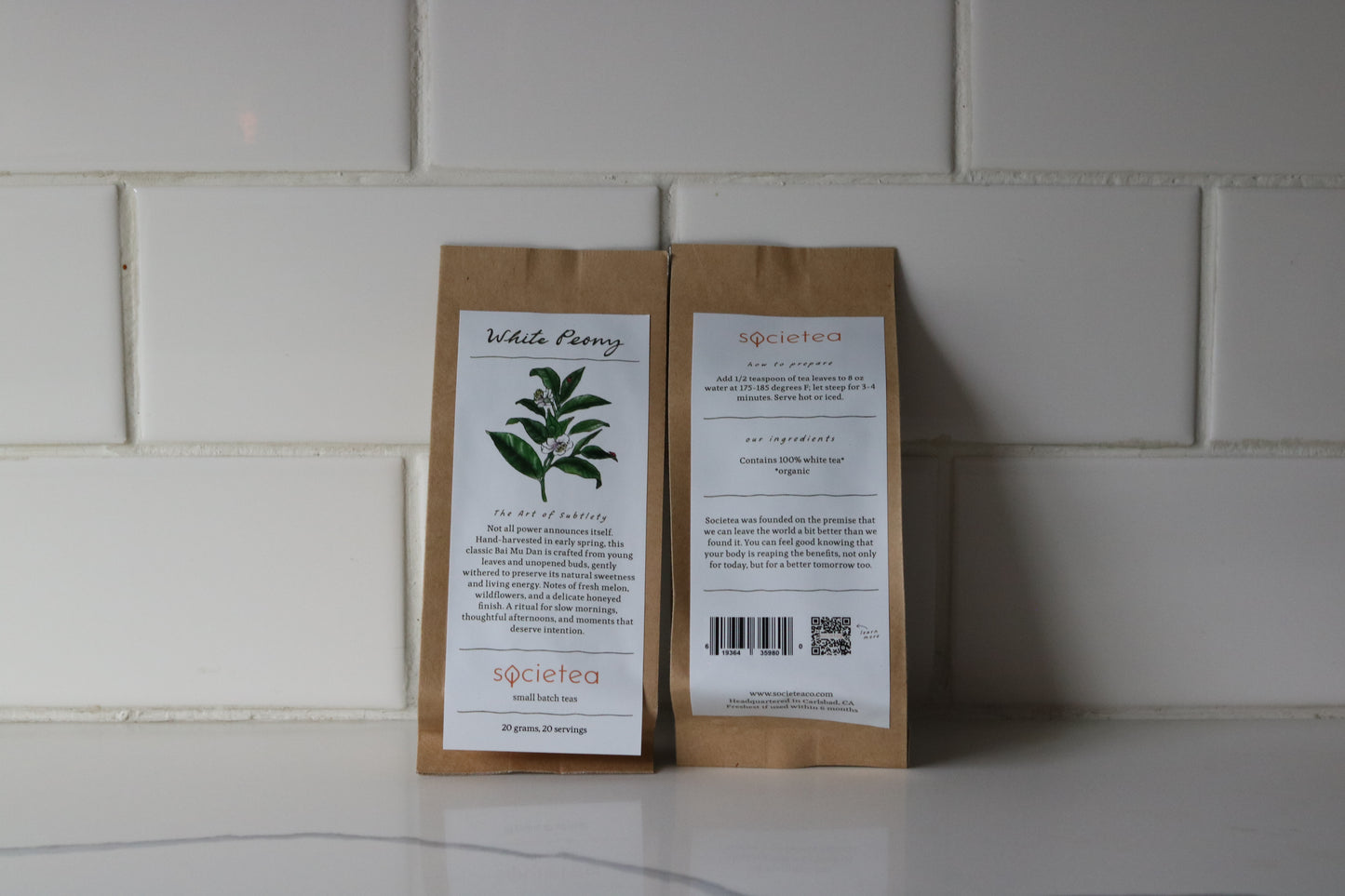 White Peony Tea - subtle + hand-harvested